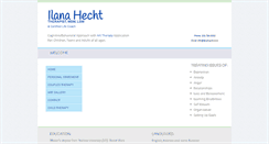 Desktop Screenshot of ilanahecht.com